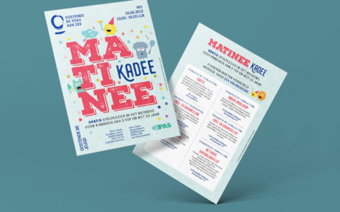 Jeugddienst Oostende - Ontwerp affiche poster Matinee Kadee